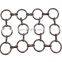 Hotel Ceiling 304 316 Stainless Steel Chainmail Ring Mesh Curtains