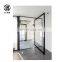 8 mm glass aluminum bathroom restroom door entry hidden hinge pivot door with frame frosted glass french aluminum door hotel