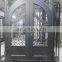 Unique residential round  safety custom wrought iron entry front door