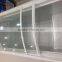 Grey door frame curved glass door chest freezers
