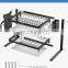 Tier Large Stainless Steel 304 Saving Space Black Dish Rack with Drainboard, Cutting Board Holder