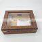 Custom logo small cigar box wooden humidor