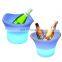 16 colors rechargeable cooler LED ice bucket Champagne Wine Drinks Beer Bucket Portable Party Use Led Rechargeable Cooler