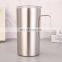 12oz Straight Stainless Steel Sublimation Tumbler Cup With Handle