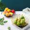 Vegetables Display Countertop Storage Empty Iron Metal Mesh Shape Apple Spring Wire Fruit Basket