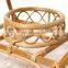 Hot Sale Wicker Stand For Plants rattan boho indoor plant stand Retro Rattan Planter Basket Wholesale