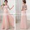 Sexy Fashion Dress Long Sleeve Chiffon evening dress lady dress