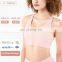 New Customized Front Zipper Shockproof Sports Bras Workout Fitness Yoga Tops