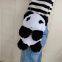 0182023 new plush panda schoolbag cute backpack panda artificial fur bag plush toys China wholesale