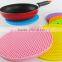Silicone Material mats/pads table decoration silicone placemat custom accessories coaster