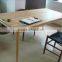 Sample Design Ash Wood Rectangle Long Dining/restaurant Table