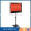 Metal Desktop Black A4 A3 Poster Stand Display Advertising Stand Poster Holder