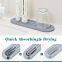 wholesale wave engraving absorbent diatomite stone coasters set