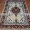 antique pattern textured turkish black cotton carpet for home use
