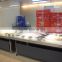 APEX stainless steel with glass case refrigerated fish display table