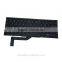 Good Quality New French Design Products Laptop Replacement Keyboard For Apple Macbook Pro 15" A1398 2012