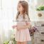 2016 latest summer korean style children clothes baby girl daily wear fake two piece dress