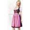 Custom Embroidery Midi Dirndl With Blouse & Apron / Trachten Dirndl Dress / Traditional Bavarian Dirndl
