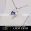 hot sale fashion 925 silver jewerly american diamond necklace sets