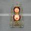 yellow home designs square glass candle holder