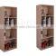 Office bookcase modem cabinet design wooden bookshelf (SZ-FCB371)