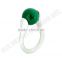 green onyx faceted ball gemstone ring,sterling 925 silver amazing fashion design wholesale ring jewelry