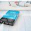 preminium battery dual usb alloy power bank with light