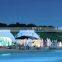 Geometric dome big steel event dome tent luxury outdoor zelte 6x6m winter tent to live in with factory price