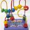 new item colorful mini rack beads OEM wooden intelligent mini beads for children EZ3021