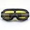 BJ-GT-011 Recommended Adult Black Leather Aviator Motorbike Motocross Eyeglass