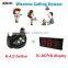 Fast Food Restaurant Table Call System With Mutil-key Button And Led Display Screen