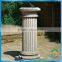 Beautiful outdoor stone pillar