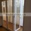 aluminum Alloy tempered brown glass folding and sliding door