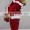 CFA05001A Plush christmas indoor decoration 60 inch collapsible musical santa claus with dancing and moving