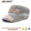 High quality custom flat top military cap/military style cap                        
                                                Quality Choice