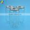 206# clear plastic PET drinks can