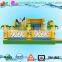 Madagascar trampoline, penguin inflatable fun city slides n rock climbing complex games