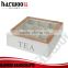 8 compartments tea box,wooden tea storage box,tea box with acylic window