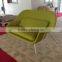 simple design Eero Saarinen womb sofa