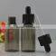 Trade assurance frosted black dropper bottle 30ml black frosted glass dropper bottle with child&tamper evident cap paper tube                        
                                                Quality Choice