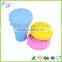 New design colorful silicone rubber collapsible cup