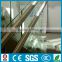 Home use indoor standoff glass staircase glass railing designs