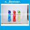 2016 BPA free plastic material drinking water bottle child water bottle with rubber straw