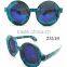 2015Unisex Adult Hot Thick Round Frame Mirror Sunglasses