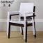 Modern design plastic dining room sets table and chairs 1723