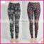 Wholesale jersey print leggings women fitness leggings for women