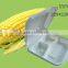 Biodegradable disposable plastic food container--lunch box