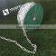 Zinc Plated 4mm DIN5685A link chain in green coil