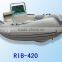 RIB420 Boat With CE Inflatable Boat With Rigid Floor