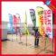 Various waterproof teardrop banners